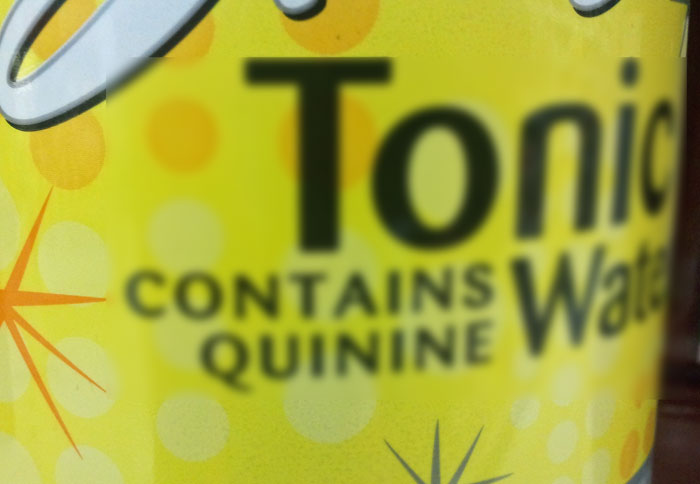 Chinin in Tonic Water Ist es sicher