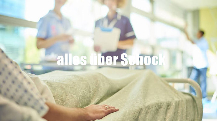 Schock-Wiki Typen, Zeichen, Ursachen, Behandlung, Erste Hilfe