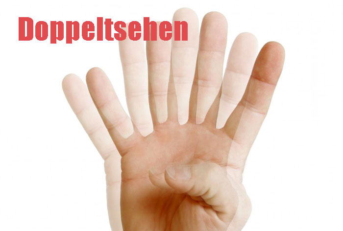 Was verursacht Diplopie (Doppeltsehen) Behandlung, Diagnose, Hausmittel