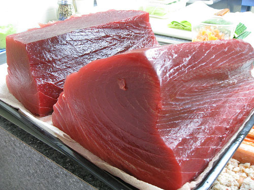 8 Testosteron-Boosting Lebensmittel Thunfisch, Eigelb